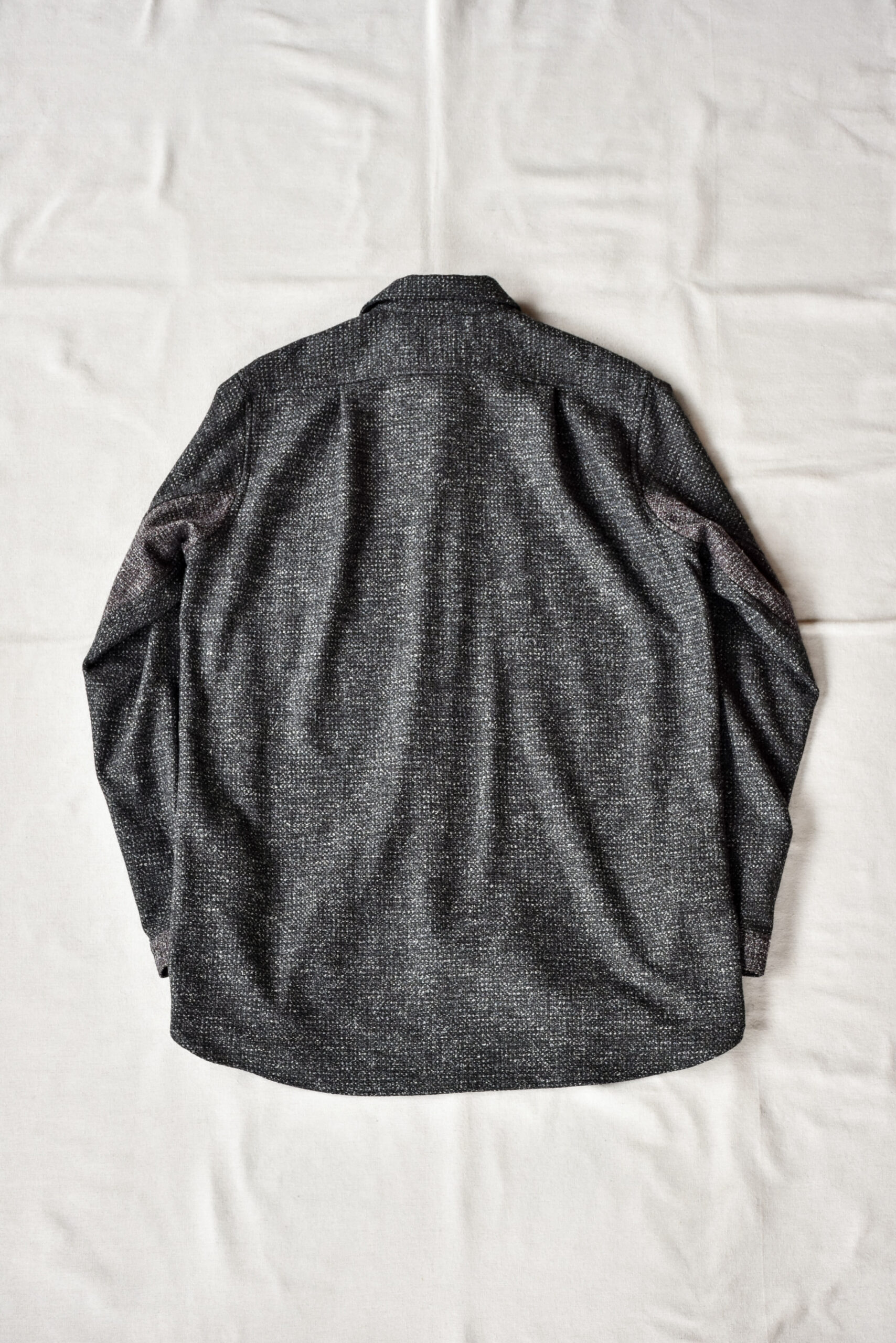 Frank Leder 2 Tone Brown Wool Old Style Shirt