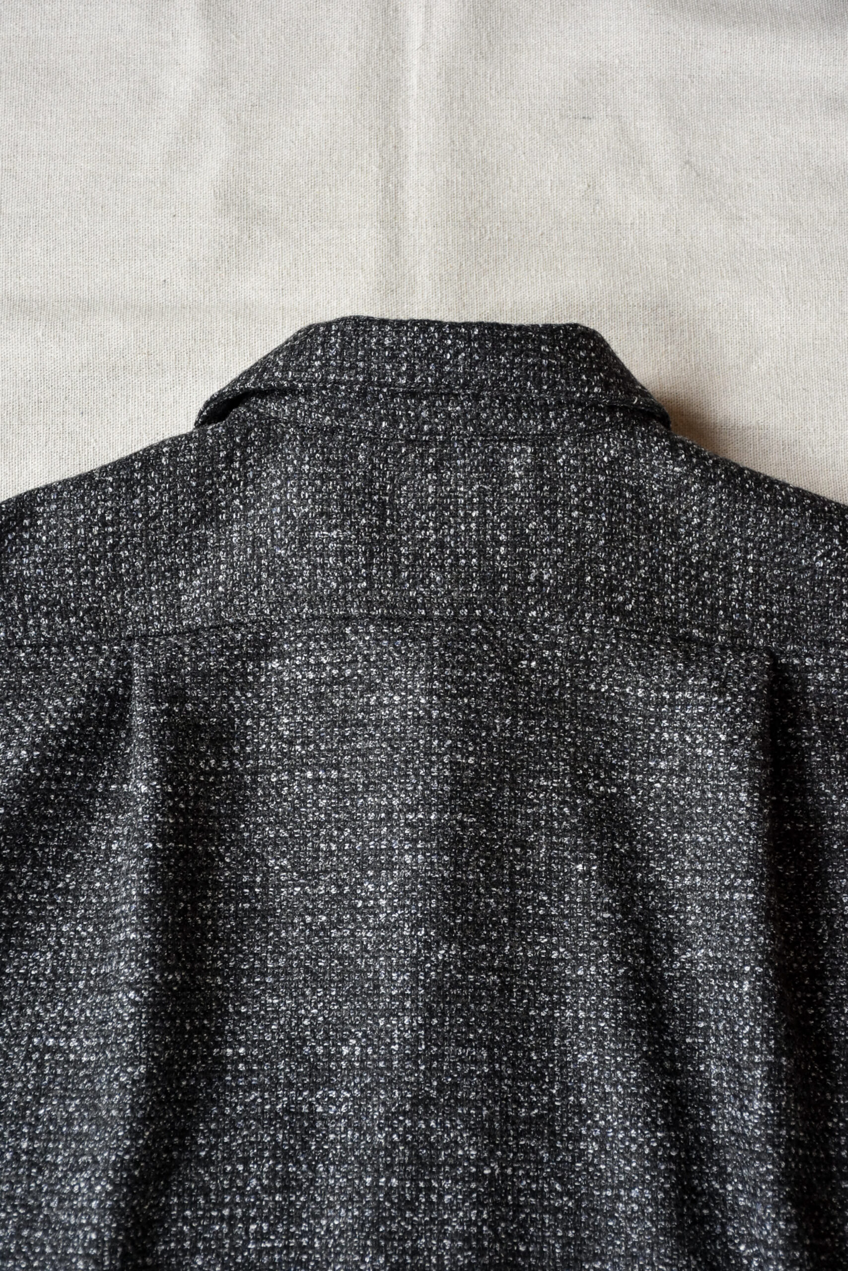 Frank Leder 2 Tone Brown Wool Old Style Shirt
