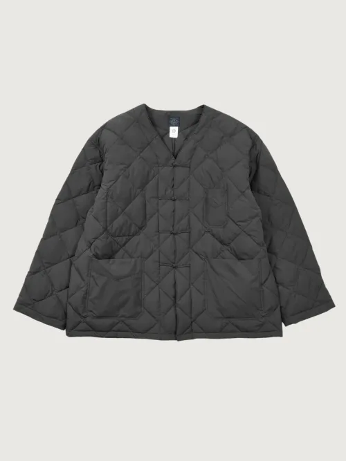 Post O’Alls POST Chinois DV Down Jacket Polyester Poplin Grey